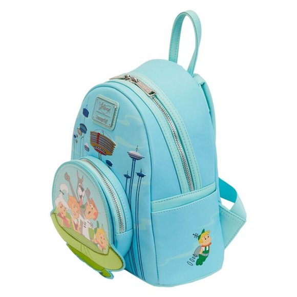 The Jetsons Spaceship By Loungefly Bag Charm Exclusive Mini Backpack Retro CUTE main image 5
